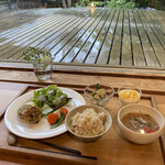 穂高養生園 - 料理写真:1日目の晩御飯、豆腐バーク