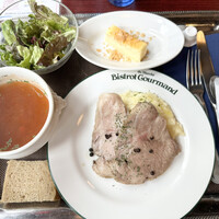 ビストロ グルマン - エキスプレスプレート 鹿児島県茶美豚ピンクローストポーク 2種のペッパーボール 