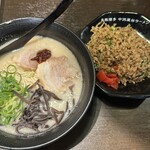 Ichiryuu - ■ラーメン＋半焼き飯セット¥1,030