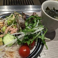 にくずき - 自分で盛ったのであまり綺麗じゃないけど