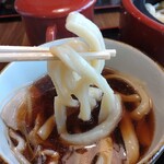 Hatakeno Kurodaiya - 麺の太さ　こしが強く麦の香りもしてお腹いっぱい