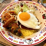 ラフ&タフ コーヒースタンド - ロコモコ丼（アップ）