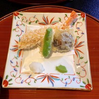 花咲 錦店 - 天ぷら 少し衣が重たいかな