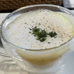 ポーズカフェ - 本日のスープ（パンプキン）さっぱりしたスープです　温かくて香りもいい‼︎