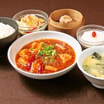 Mapo tofu set meal