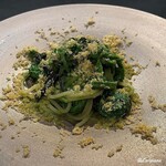 カーサ・デル・チーボ - 山菜のスパゲティ 楤ノ芽のペースト