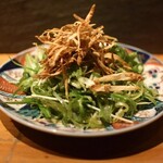 Iseebi Soba Kiyomasa - 新ごぼうと九条ねぎサラダ