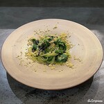 カーサ・デル・チーボ - 山菜のスパゲティ 楤ノ芽のペースト