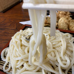 富士 - しっかりした歯応えですが、うどんがそんなに長くないので食べやすかったです