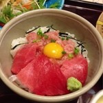 和食レストランとんでん - ミニまぐろ丼2013.8