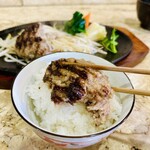 sute-kihausuigarashi - ハンバーグとご飯