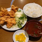 Seiryuu Manjushan - から揚げ定食(5個)1210円