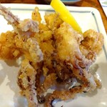 やき鳥三太郎 - ゲソ唐揚げ 550円(税込)(2023年5月2日撮影)