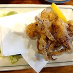 やき鳥三太郎 - ゲソ唐揚げ 550円(税込)(2023年5月2日撮影)