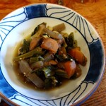 やき鳥三太郎 - お通し(2023年5月2日撮影)