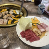 焼肉ひろ - 三色焼肉ランチセット(牛カルビ・豚ロース・牛ホルモン)