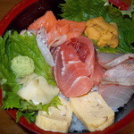 一夢庵 - 一夢庵　海鮮丼アップ