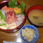 一夢庵 - 一夢庵　ランチ海鮮丼セット　500円