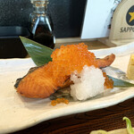 Hakodate Robatayaki Shigezou - 焼鮭のいくらのせ定食　¥1,500