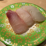 回転すしまんまん - 石垣島の魚3種盛