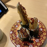 回転すしまんまん 城東店 - 穴子天巻