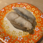 回転すしまんまん - 鯛の天ぷら握り