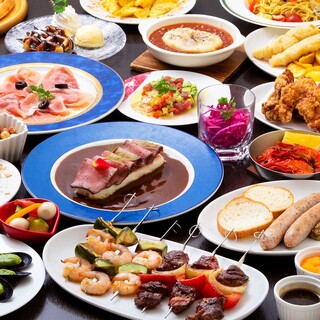 [Very popular] All-you-can-eat and all-you-can-drink course of authentic European cuisine!