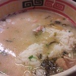 20617272 - 正しいじゃんがらラーメンの食べ方です。