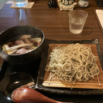 十割蕎麦 鴨料理 ならや - 鴨せいろ(蕎麦大盛り+300円)→2100円