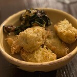 NELLA NOTTE BLU - シラスのフリテッレとズッキーニのユダヤ肉