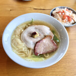 麺 㐂色 - 特製塩そば、鶏とトマトのサルサめし