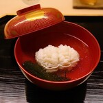 道人 - 淡路島産鱧と天然岩もずくの椀