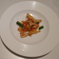 神田 雲林 - 駿河湾サクラエビと孟宗タケノコの炒め