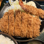 とんかつ こころ - エビ・もち豚上ロースかつ