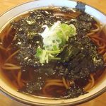 かね久山田 - 花巻；煮干の出汁に海苔の香り，種物ではイチオシ (o^ ')b  @2013/08/12