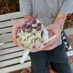 Mango Cafe - 波照間黒糖ぜんざい＋練乳￥４５０