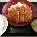 Katsuya - ダブルロースカツ定食（1,089円）