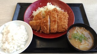 Katsuya - ダブルロースカツ定食（1,089円）