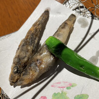 Japanese Restaurant KINZA - 飲み放題コース7700円　【揚げ物】めひかりの唐揚げ