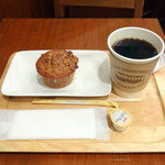 サンフランシスコケーブルカーコーヒー - モーニングマフィンセット350円