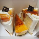 Pathisuriikedayama - シフォンケーキとチーズケーチ