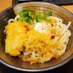 香の川製麺 - かしわ天"玉"ぶっかけうどん(3玉)