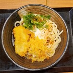 香の川製麺 - かしわ天"玉"ぶっかけうどん(3玉)