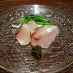 鈴田式 - シマアジ?/燻製キャビア