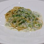 Ristorante La Soglia - 二宮のしらすと青のり 柚子胡椒のスパゲッティ（2023.4）