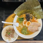 Shinano Shimmen Resshi Jummei - 辛味噌特製麺 1400円、ぶためし(中) 400円
                        2023年5月24日