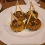 ティオ・ダンジョウ - マッシュルームの鉄板焼き