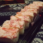 旨い魚 かんすけ - 「ズワイガニ押し寿司」1,200円