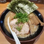 中華蕎麦 ひら井 - 中華そば　1000   +のりダブル　扇のような飾り付け！