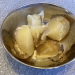 カリーライス専門店エチオピア - ジャガイモを崩してスタンバイ